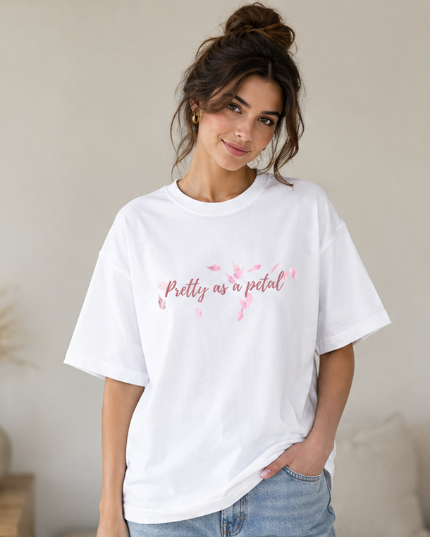 Pretty As A Petal Oversized Tee
