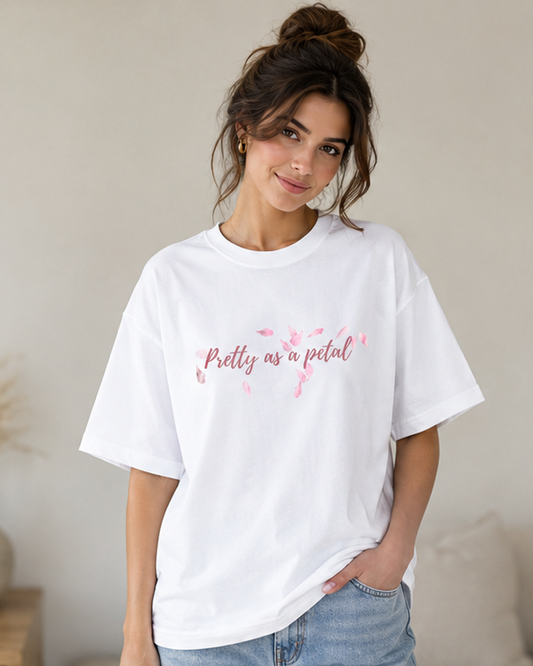 Pretty As A Petal Oversized Tee